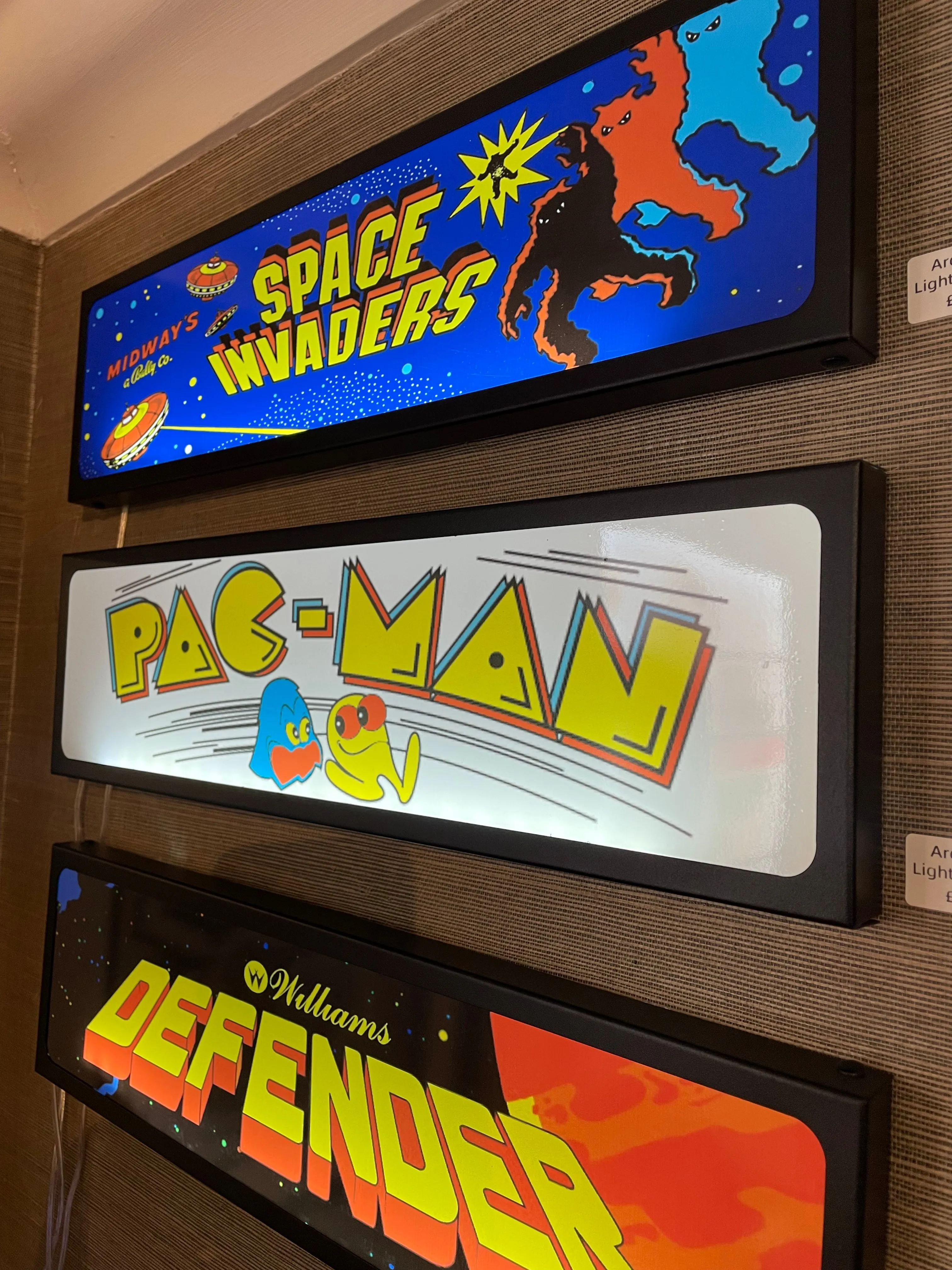 Arcade Top Light Box