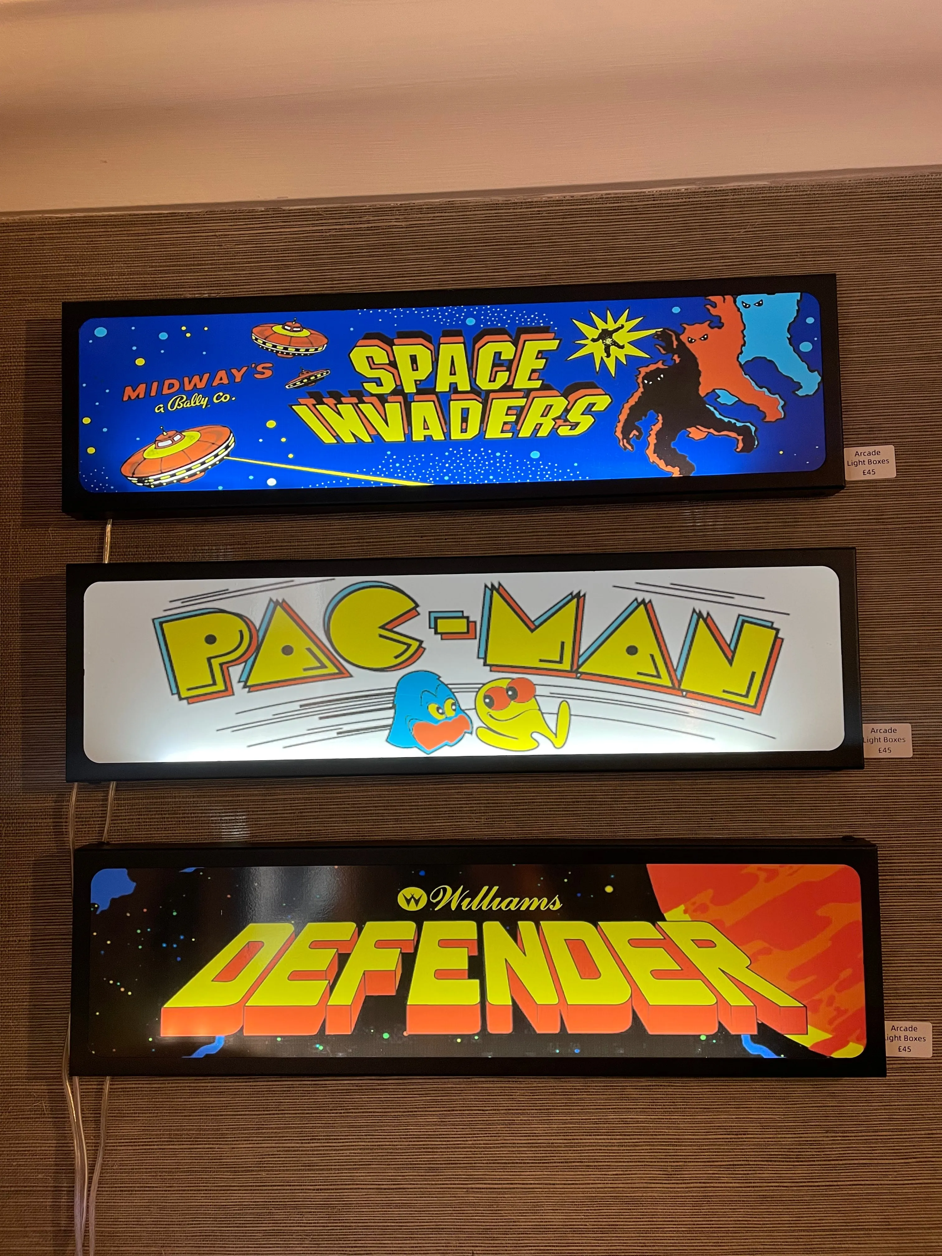 Arcade Top Light Box