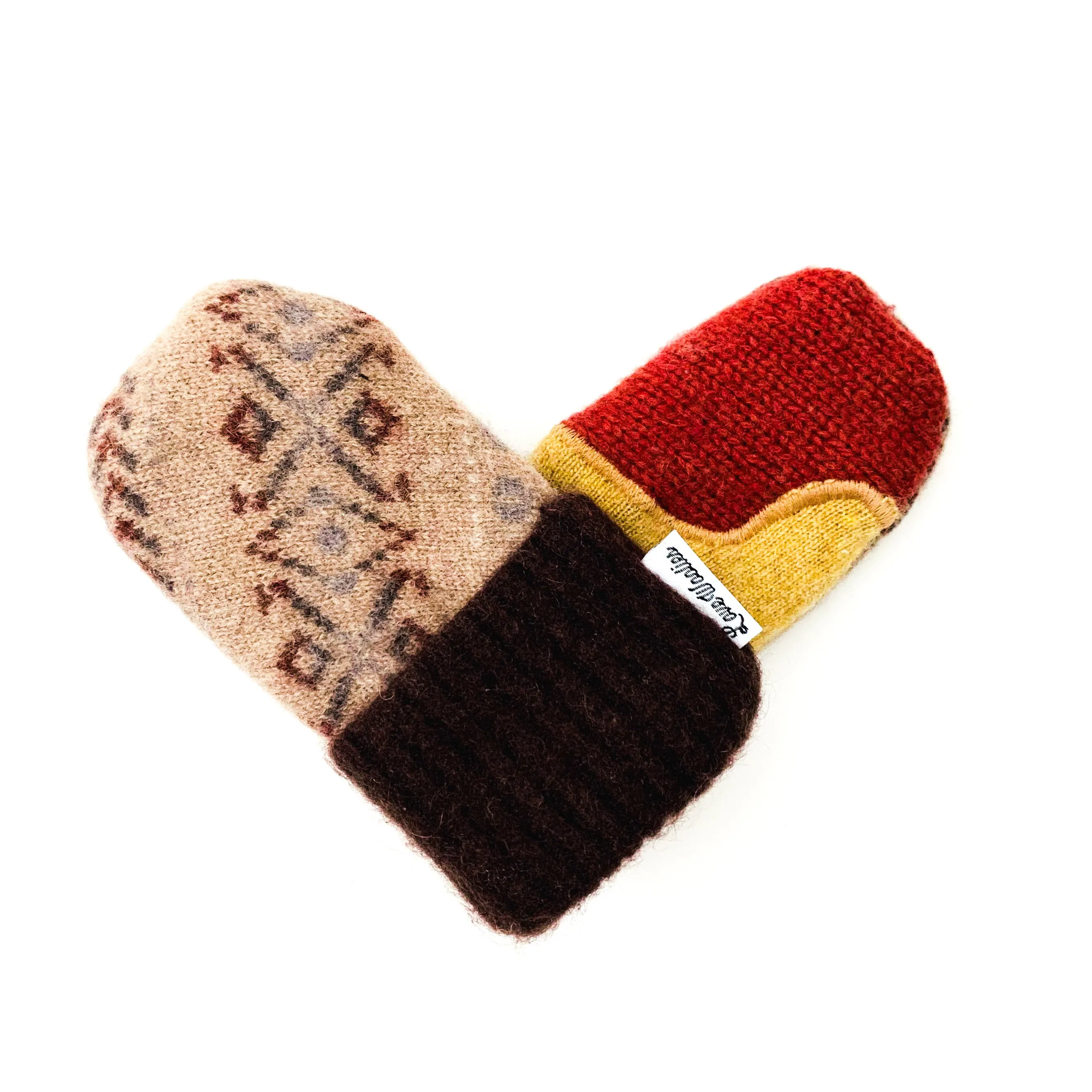 Baby Wool Sweater Mittens | Tribal Baby