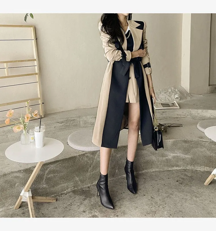 Belted Long Trench Coats