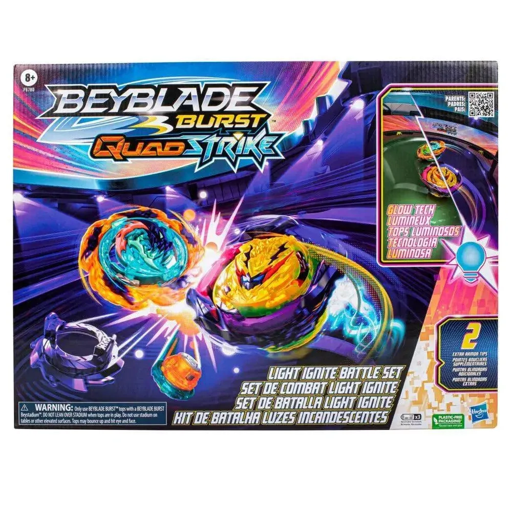 Beyblade Burst QuadStrike Light Ignite Battle Set