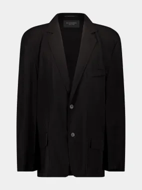 Black Single-Breasted Jacket