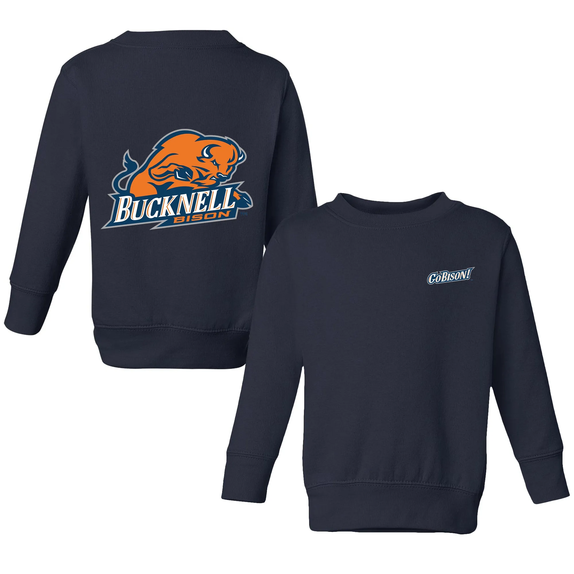 Bucknell Bison Logo Toddler Crewneck Sweatshirt