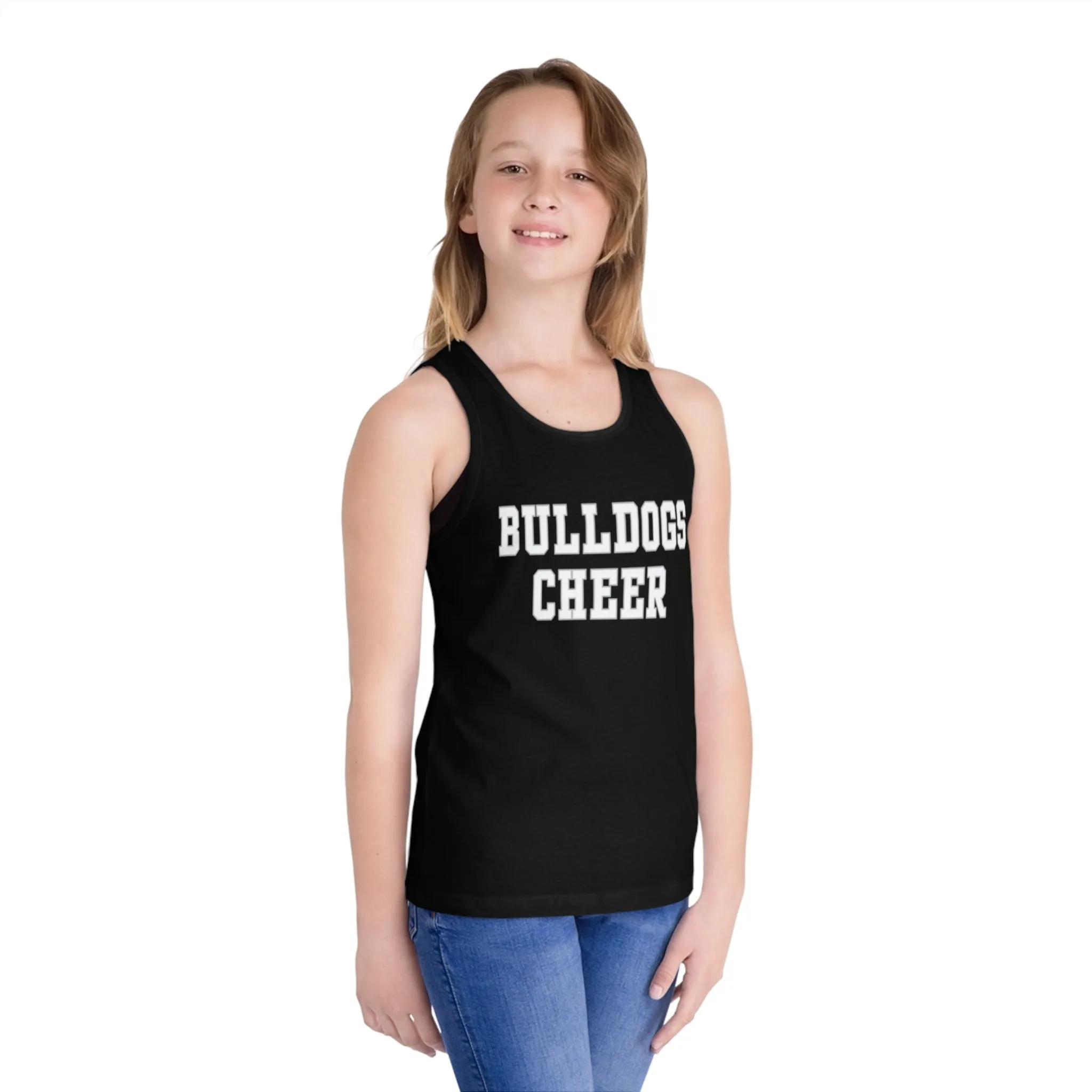 Bulldogs Cheer Girl Tank Top