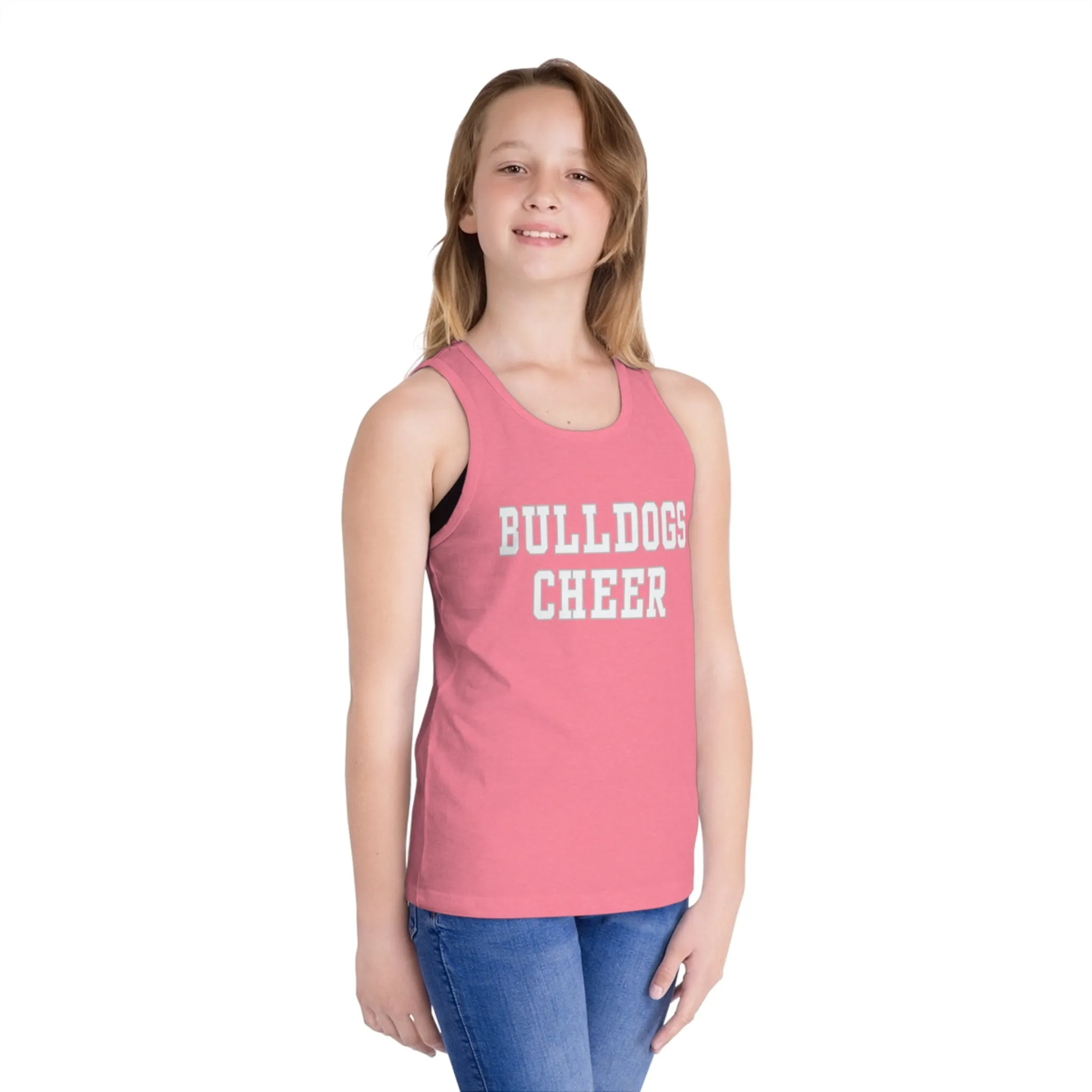 Bulldogs Cheer Girl Tank Top