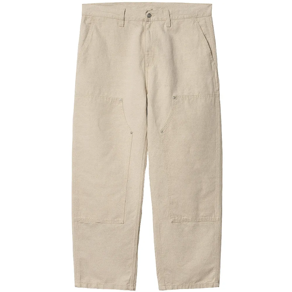 CARHARTT WIP WALTER DOUBLE KNEE PANT // NATURAL (RINSED)