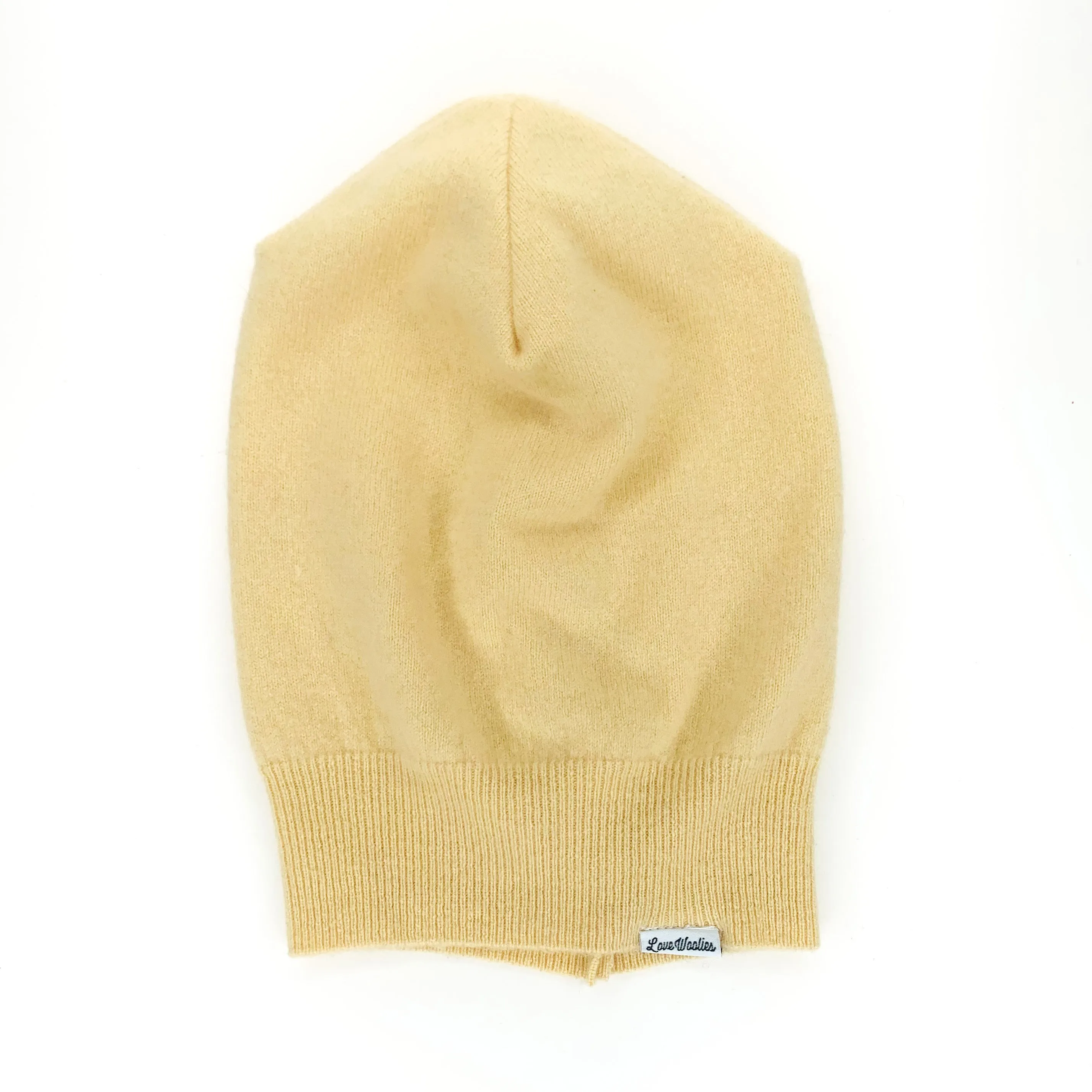 CASHMERE BEANIE | Warm Yellow Sun