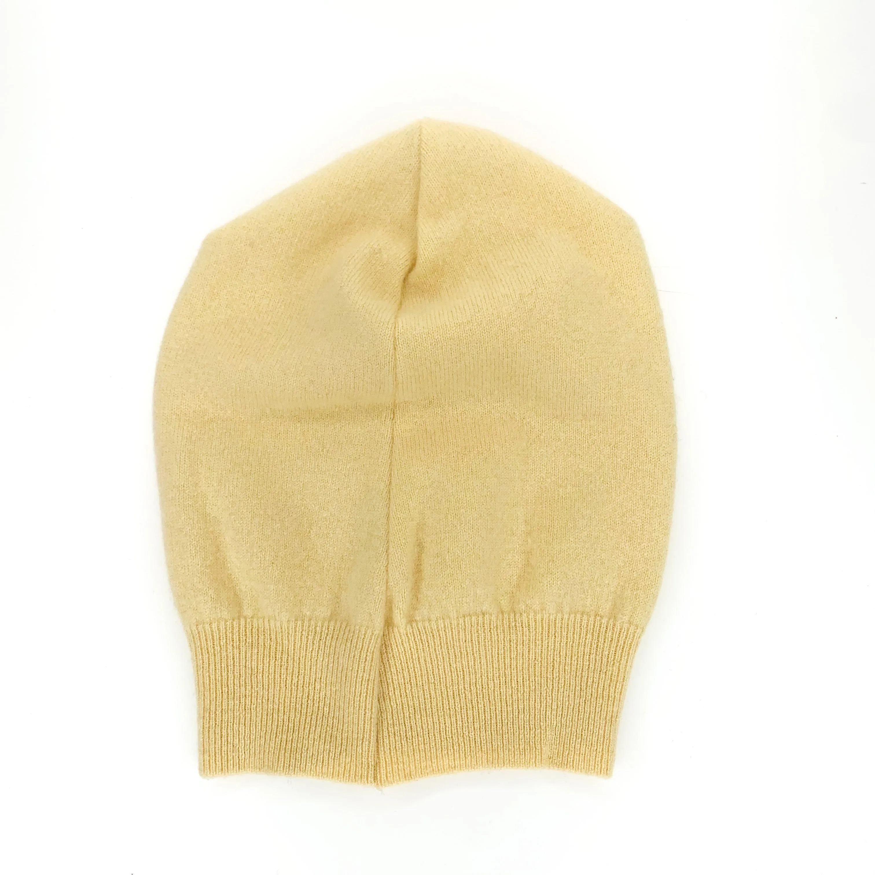 CASHMERE BEANIE | Warm Yellow Sun