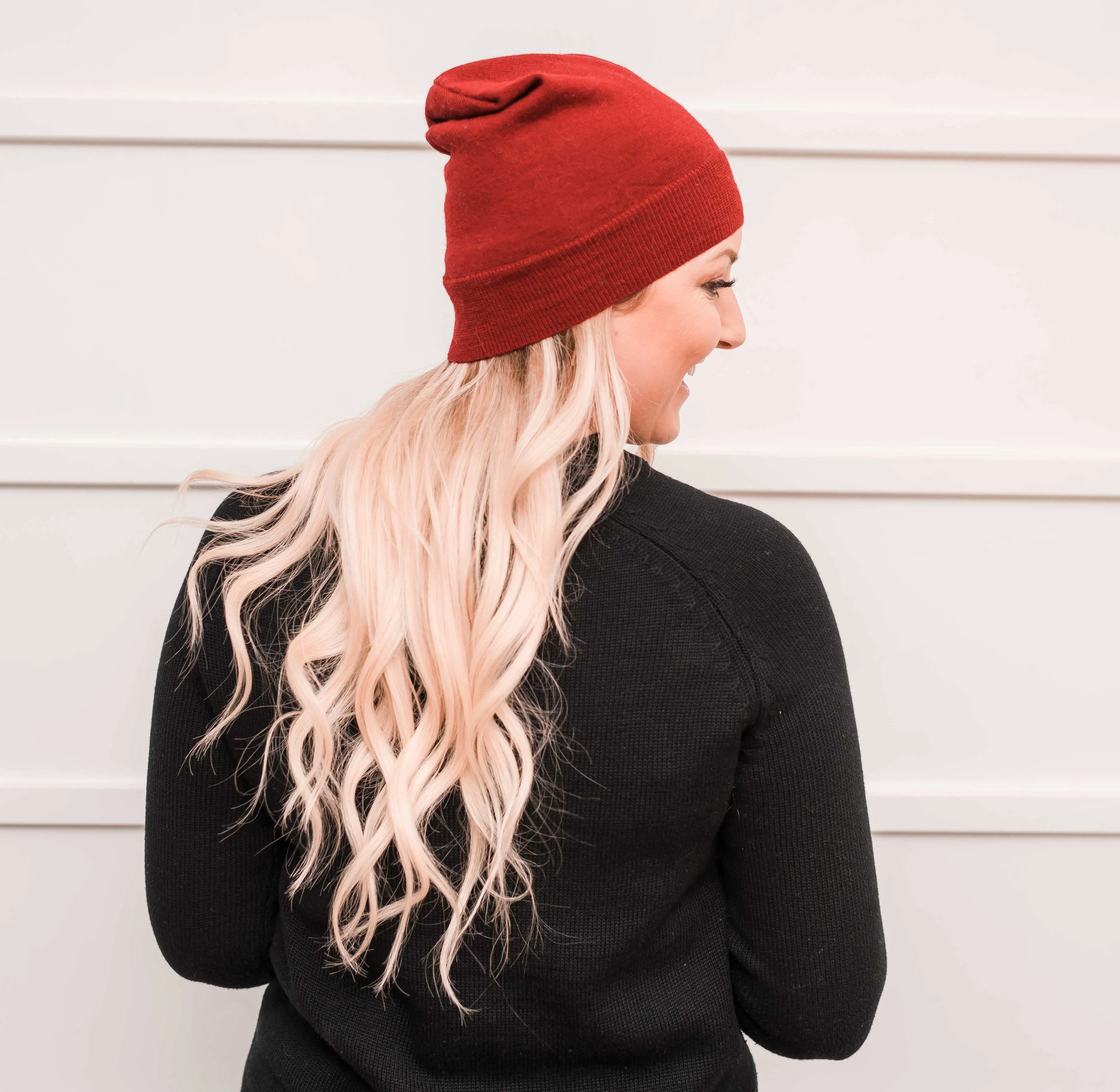 CASHMERE BEANIE | Warm Yellow Sun