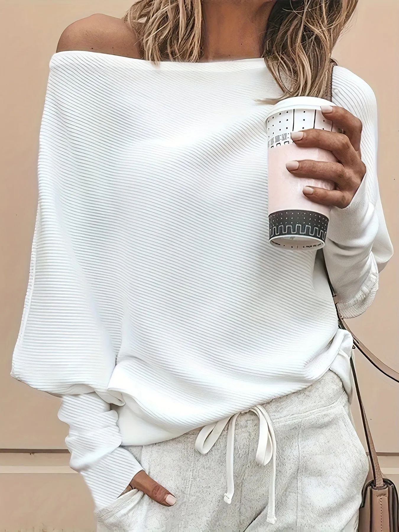 Casual Batwing Sleeve T-Shirt