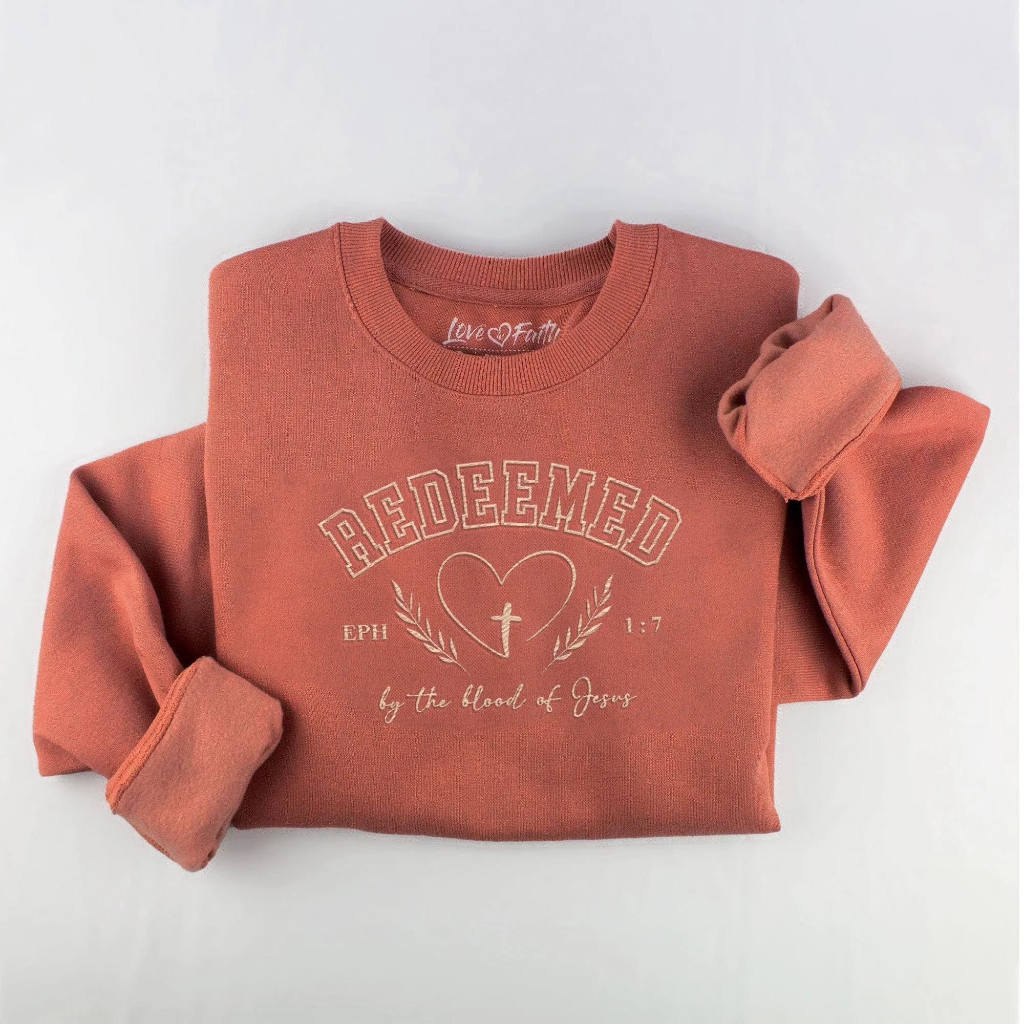 Embroidered Crewneck Sweatshirts