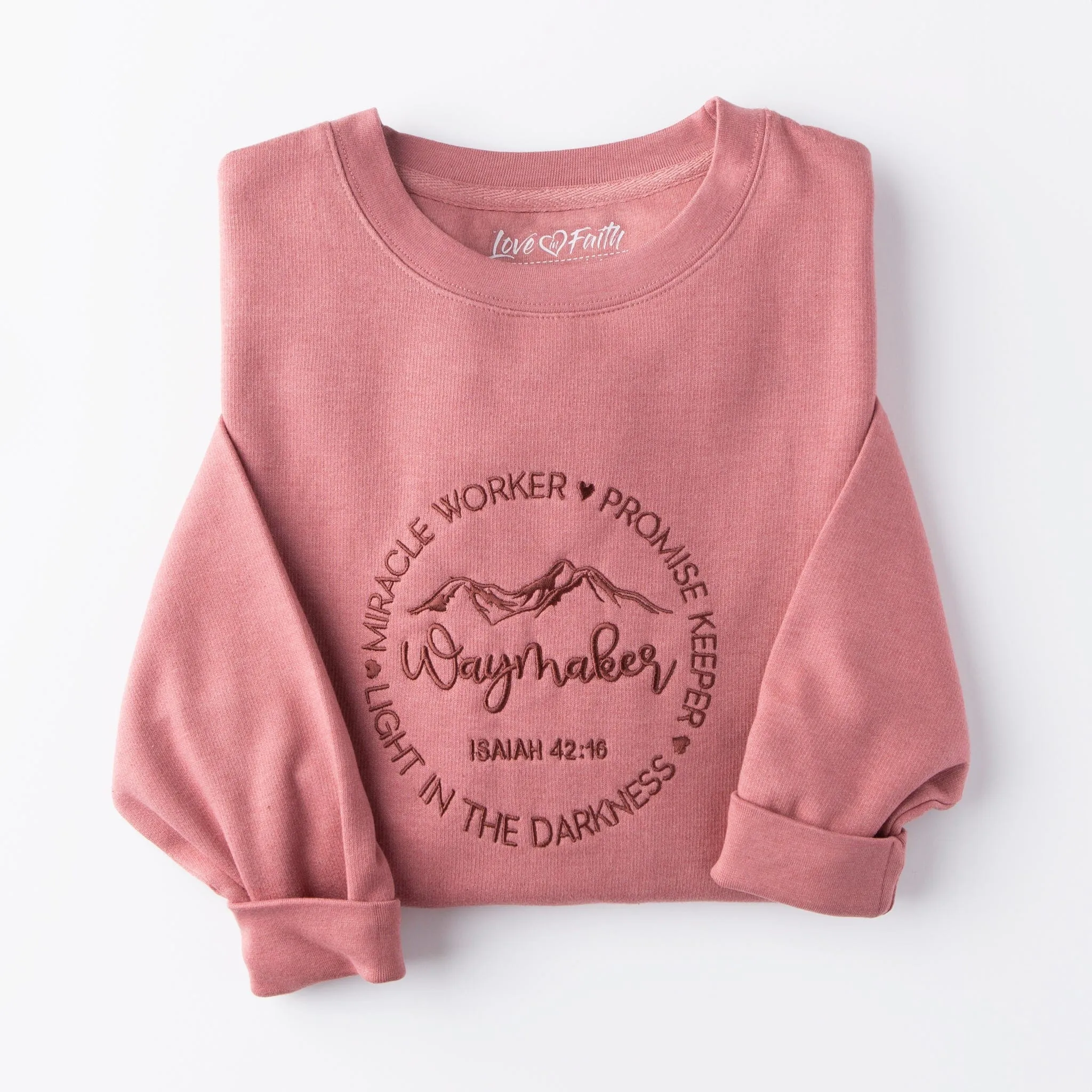 Embroidered Crewneck Sweatshirts