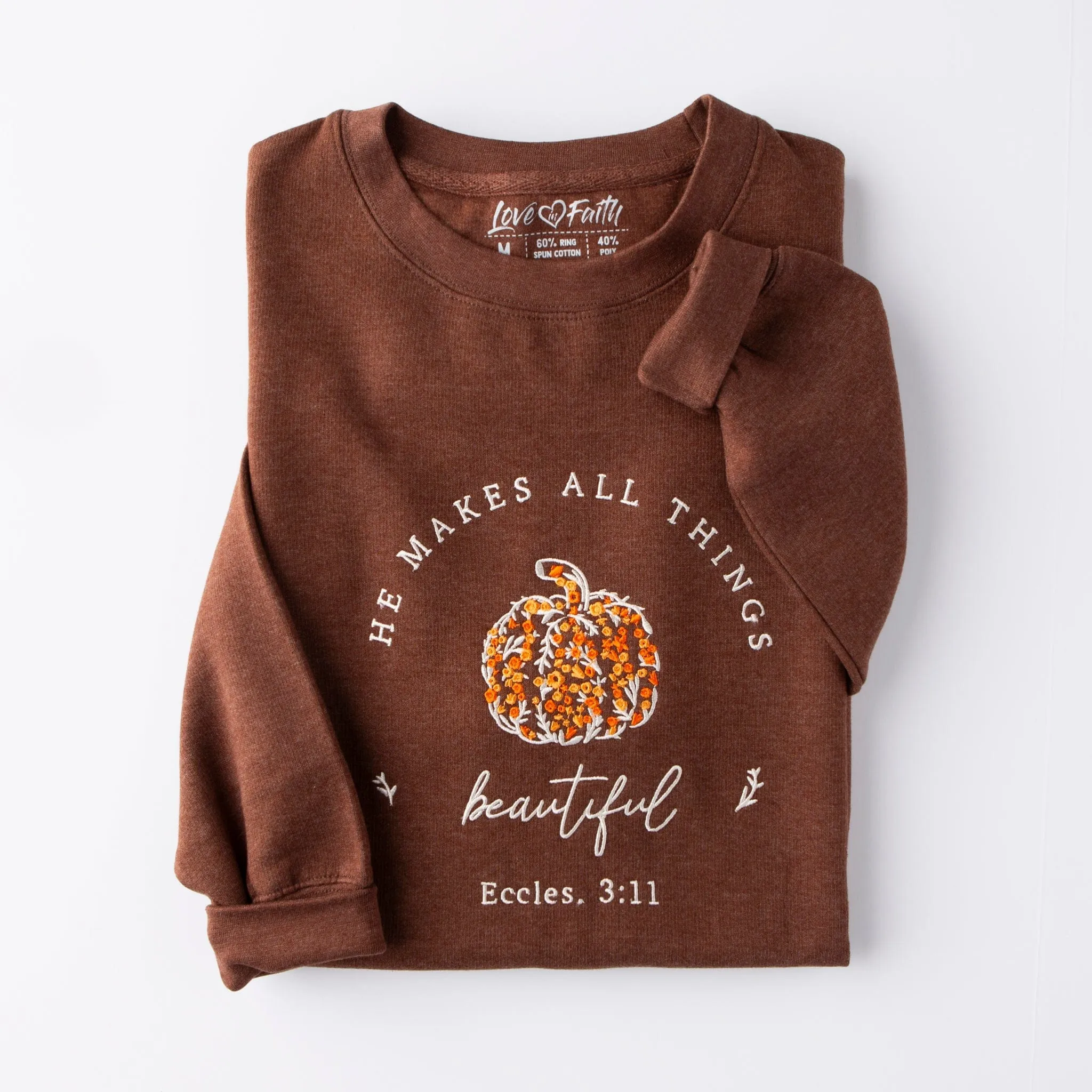 Embroidered Crewneck Sweatshirts