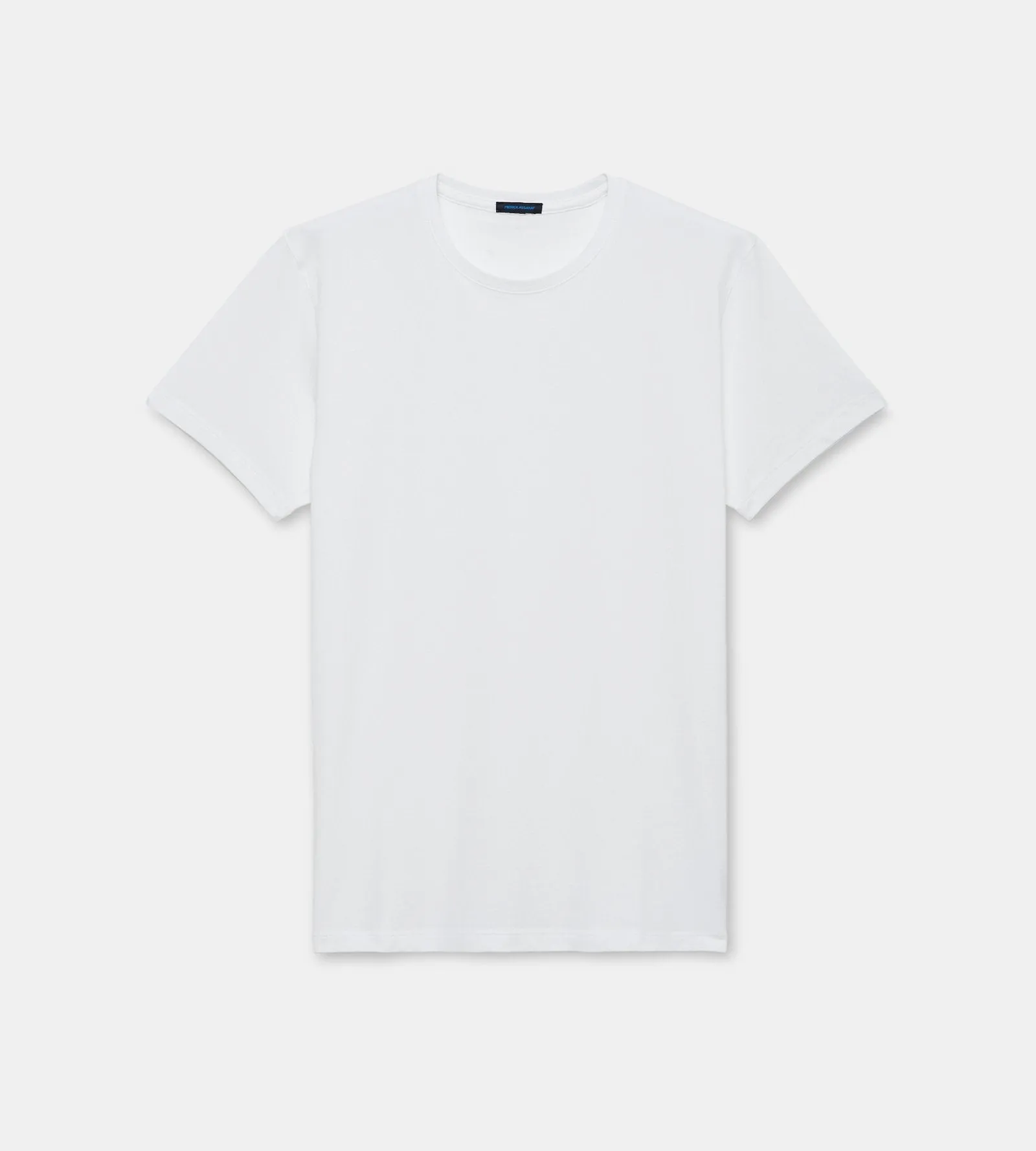 Iconic White Pima Stretch Short Sleeve Crew Neck - Patrick Assaraf