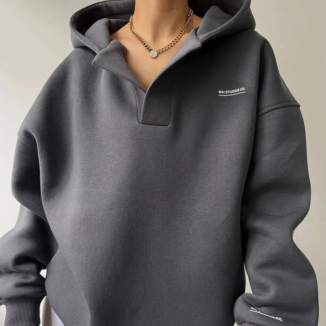 Ivyshape | Casual Streetwear Jacket with Hood