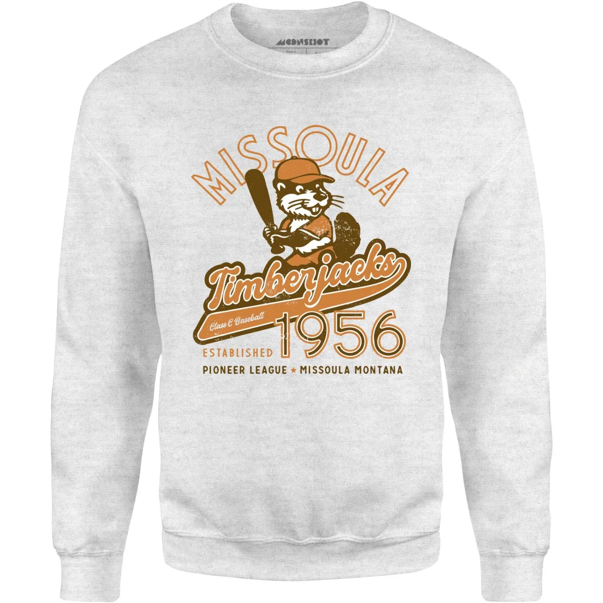 Missoula Timberjacks - Montana - Vintage Defunct Baseball Teams - Unisex Sweatshirt