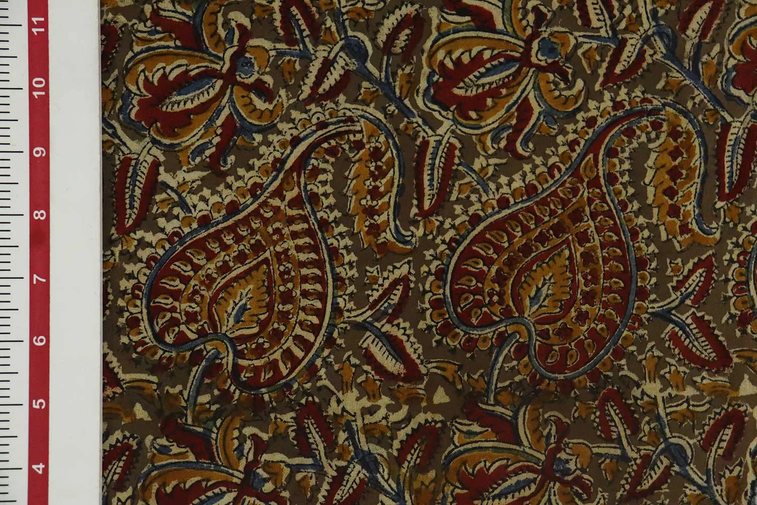 Multicolor Paisley Cotton Cambric Fabric