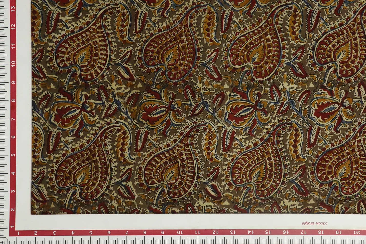 Multicolor Paisley Cotton Cambric Fabric