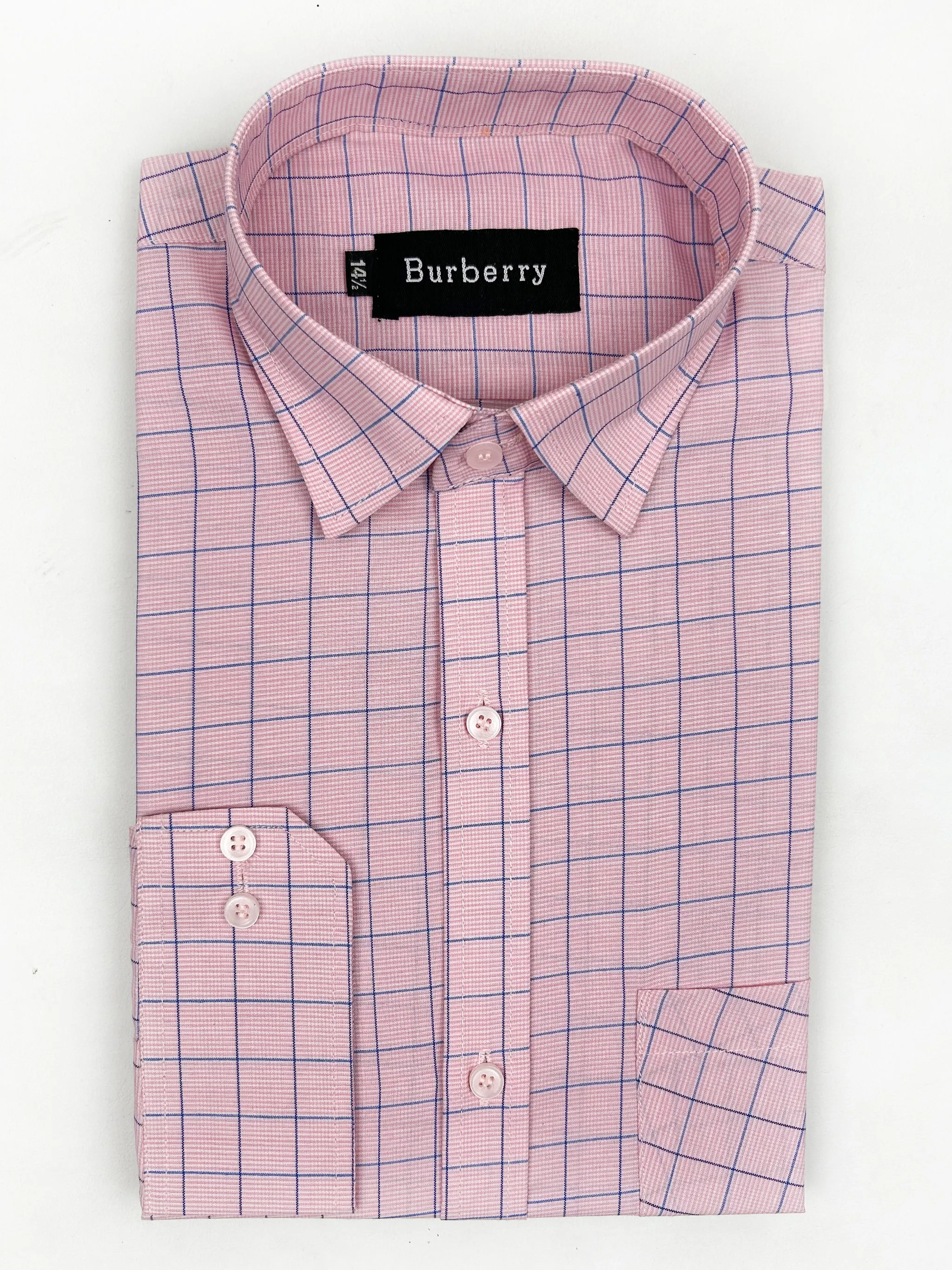 Pink Formal Dress Shirt For Men MFS133