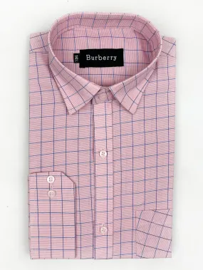 Pink Formal Dress Shirt For Men MFS133