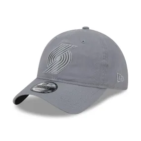 Portland Trail Blazers New Era Tonal Color Pop Gray Dad Cap