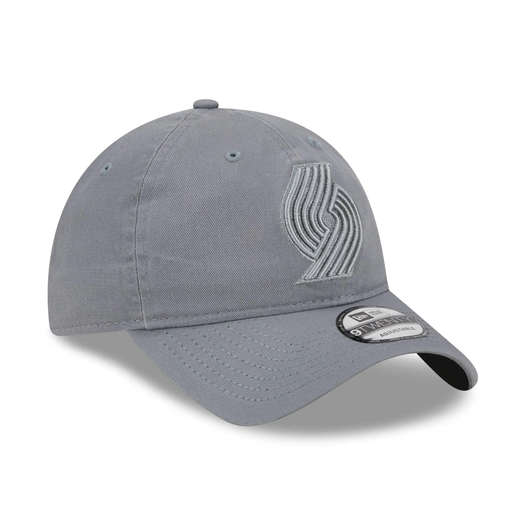 Portland Trail Blazers New Era Tonal Color Pop Gray Dad Cap