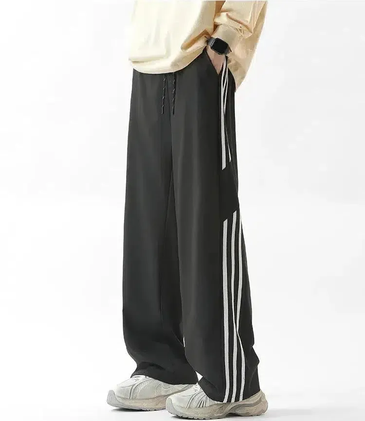 Relaxed-fit Side-Stripe Track Pants