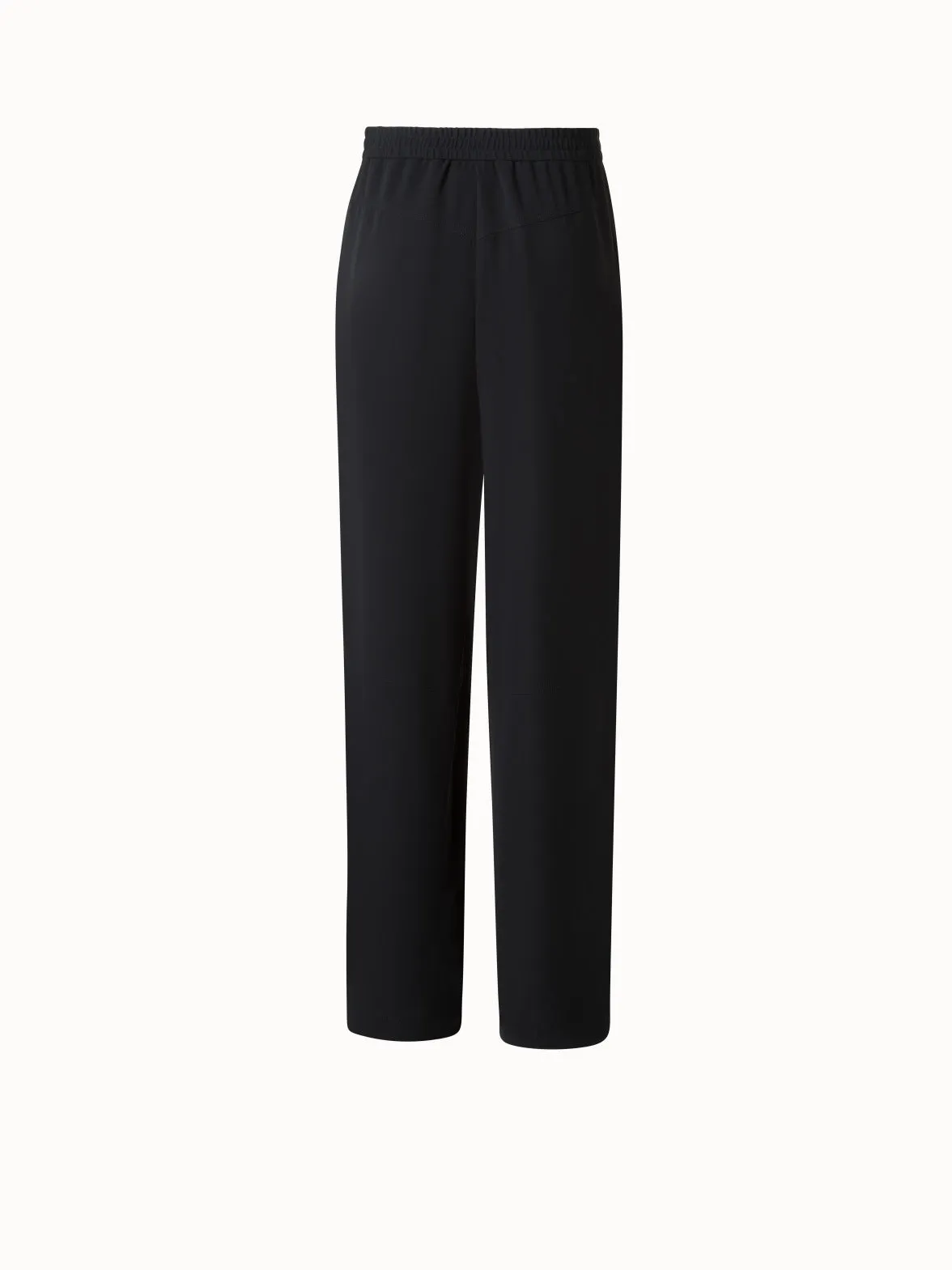 Relaxed Silk Sporty Pants