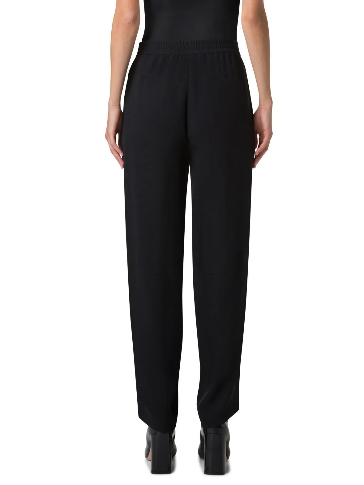 Relaxed Silk Sporty Pants