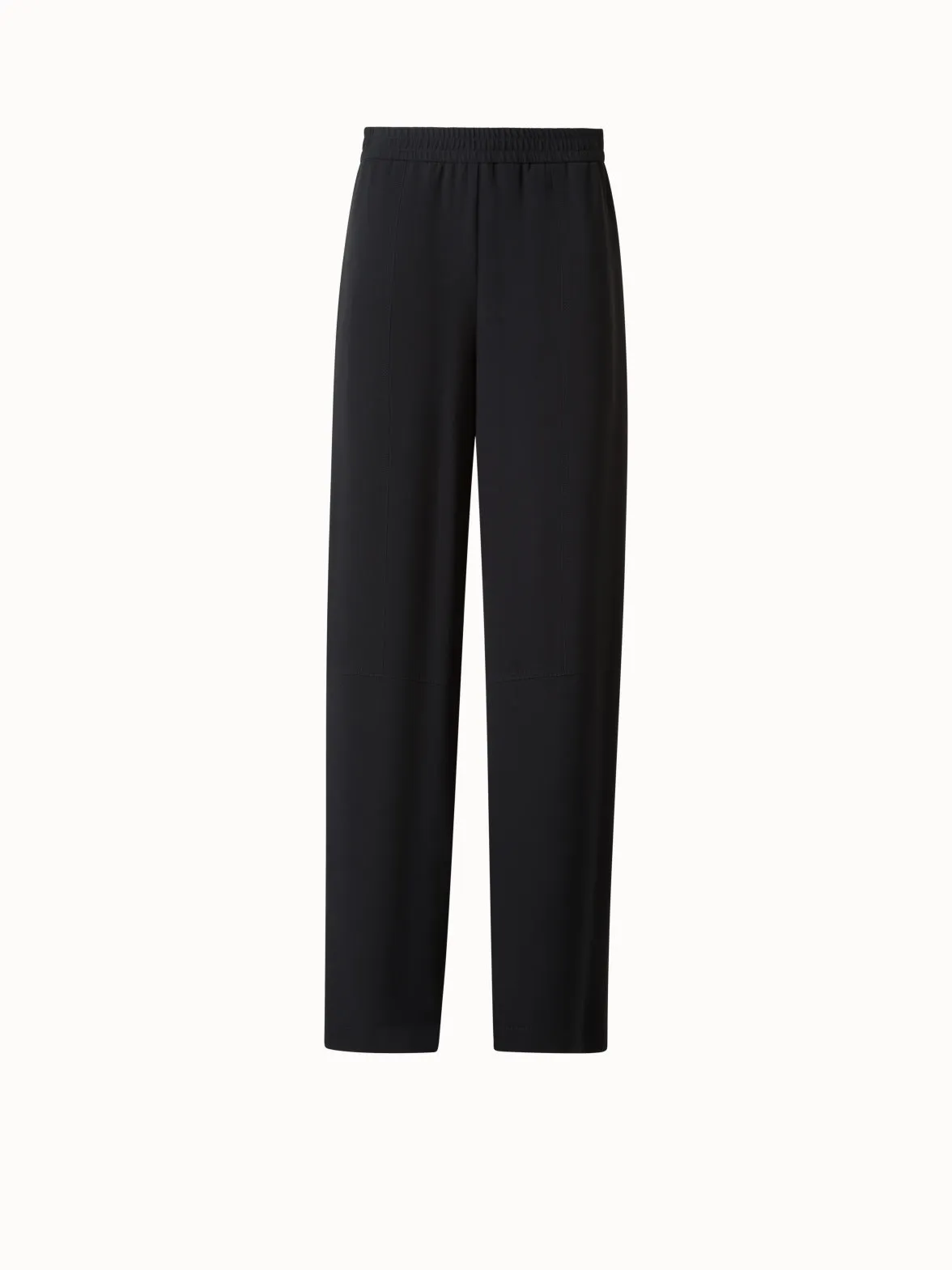 Relaxed Silk Sporty Pants