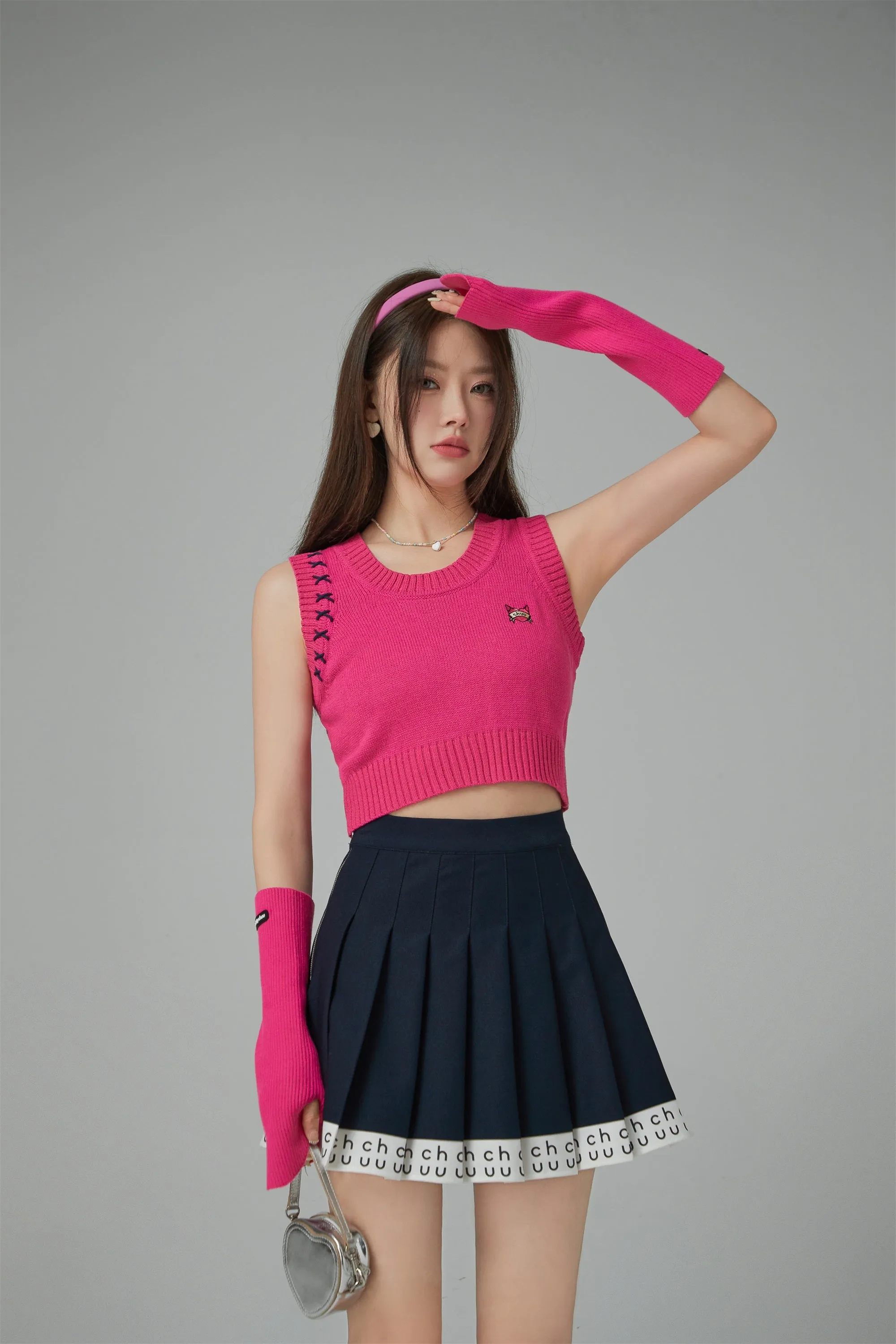 Stitches Knit Crop Top