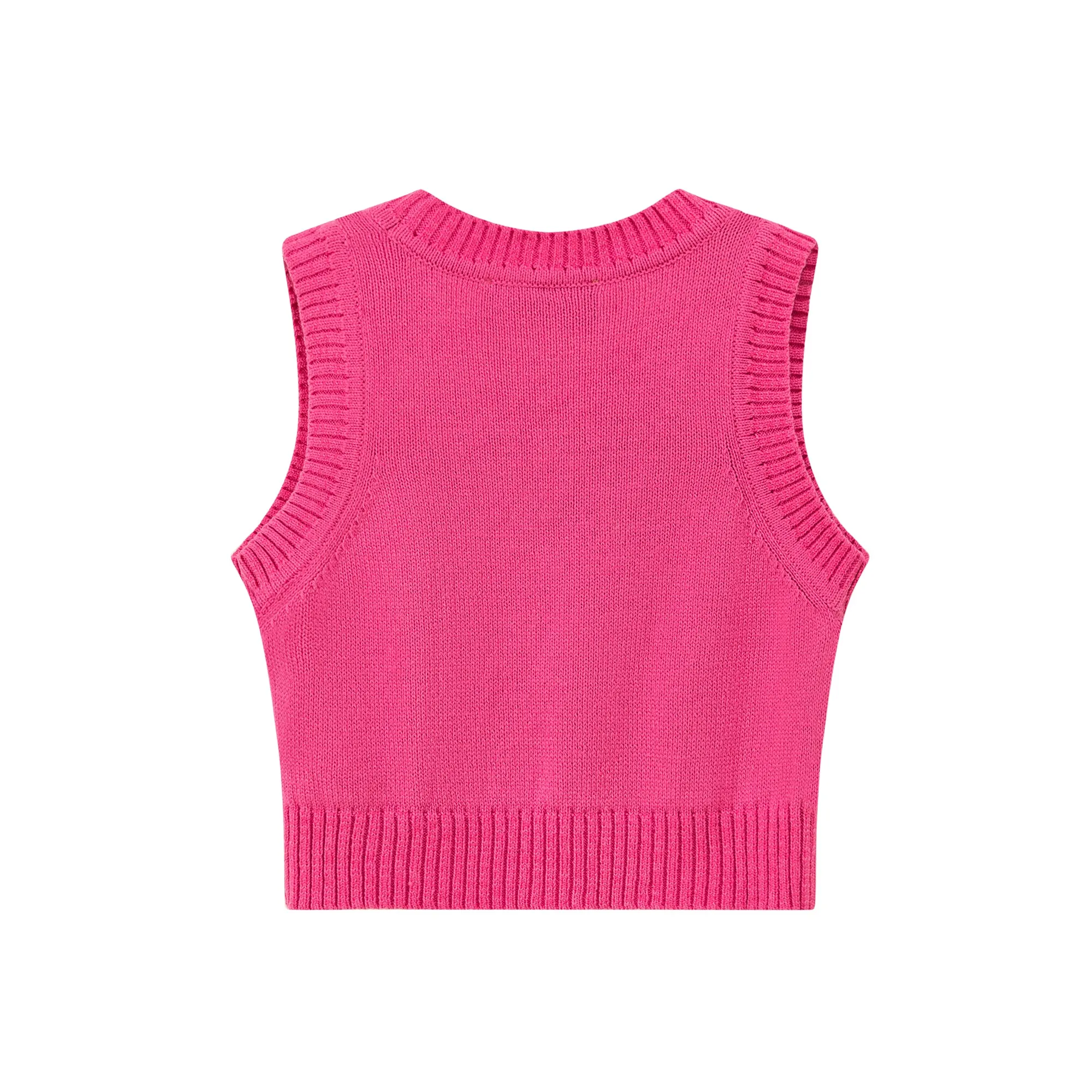 Stitches Knit Crop Top