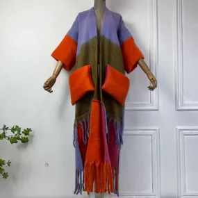 Sunset Meadow Wool Kimono