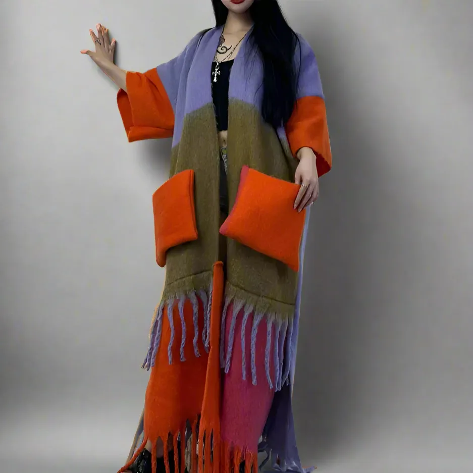 Sunset Meadow Wool Kimono