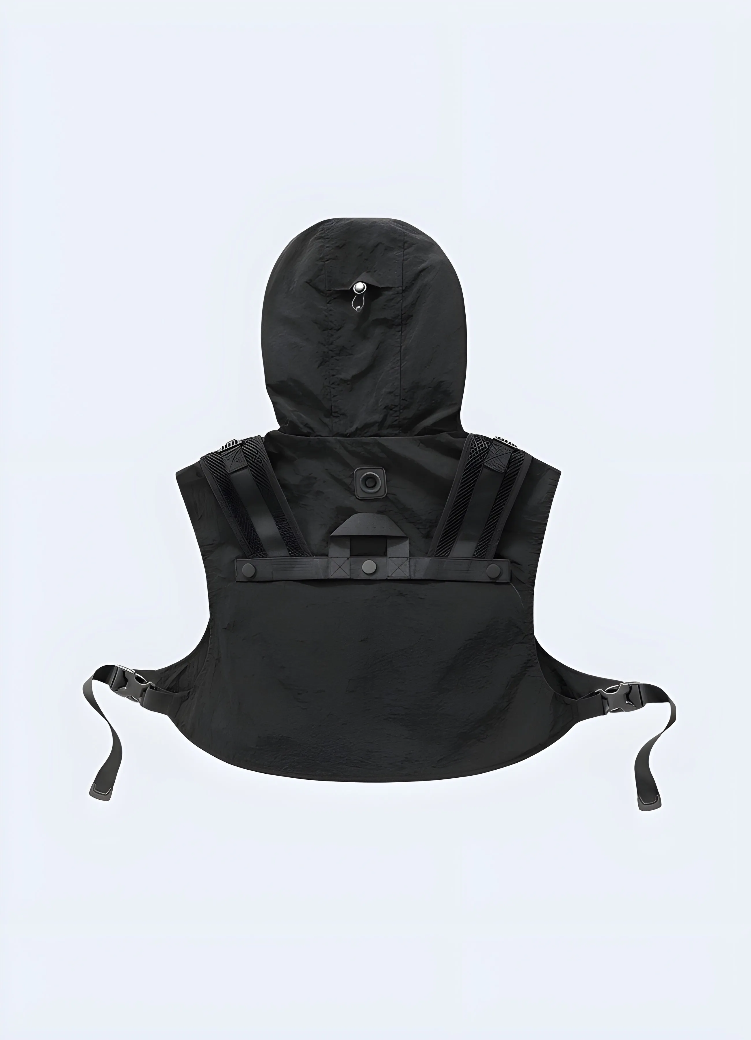 Techwear Hood Crop Vest