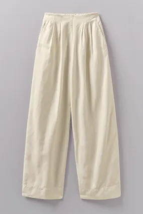 Toast - Cotton Linen Wide Leg Trousers