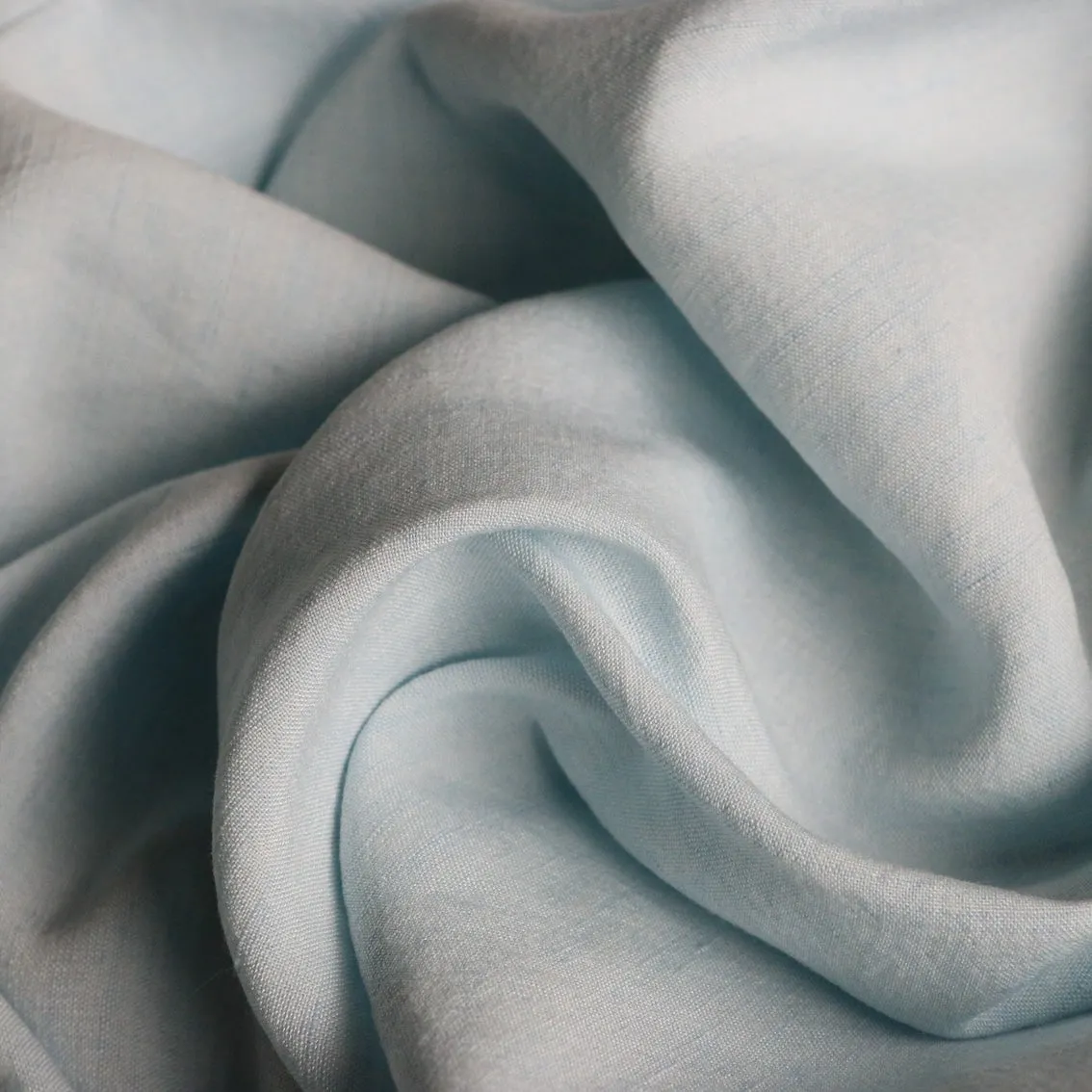 Zena Sky Linen/Viscose Blend